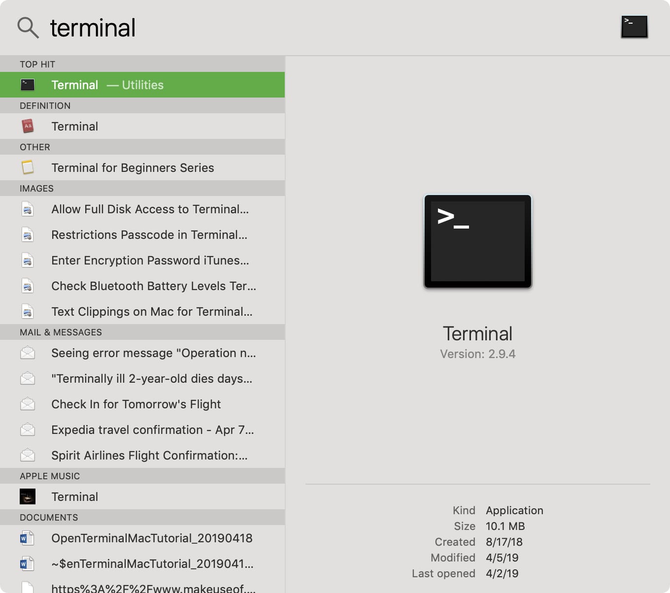 how to open a terminal emulator mac